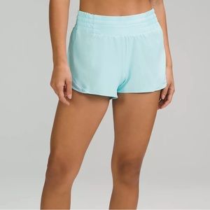 Lululemon hotty hot shirt high rise lined 2.5 inch